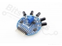 Vuursensor/ Vlamsensor op breakout board 5 kanaals